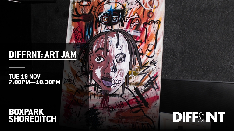 DIFFRNT: ART JAM – The Party That Combines Live Art and Music