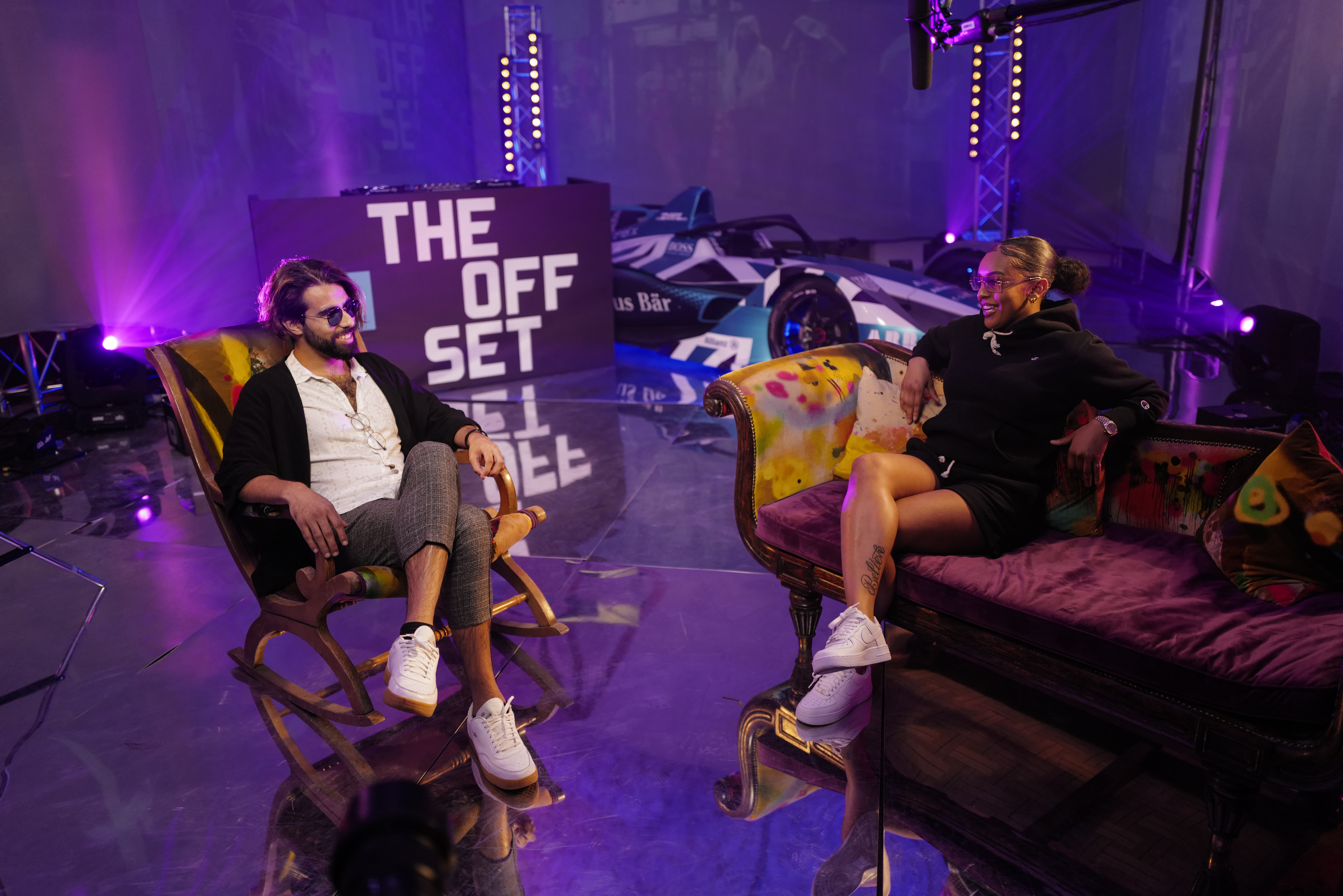 Paigey Cakey And Hyphen Link Up On Formula E’s The Offset To Discuss Their Less Than Linear Journeys To Success