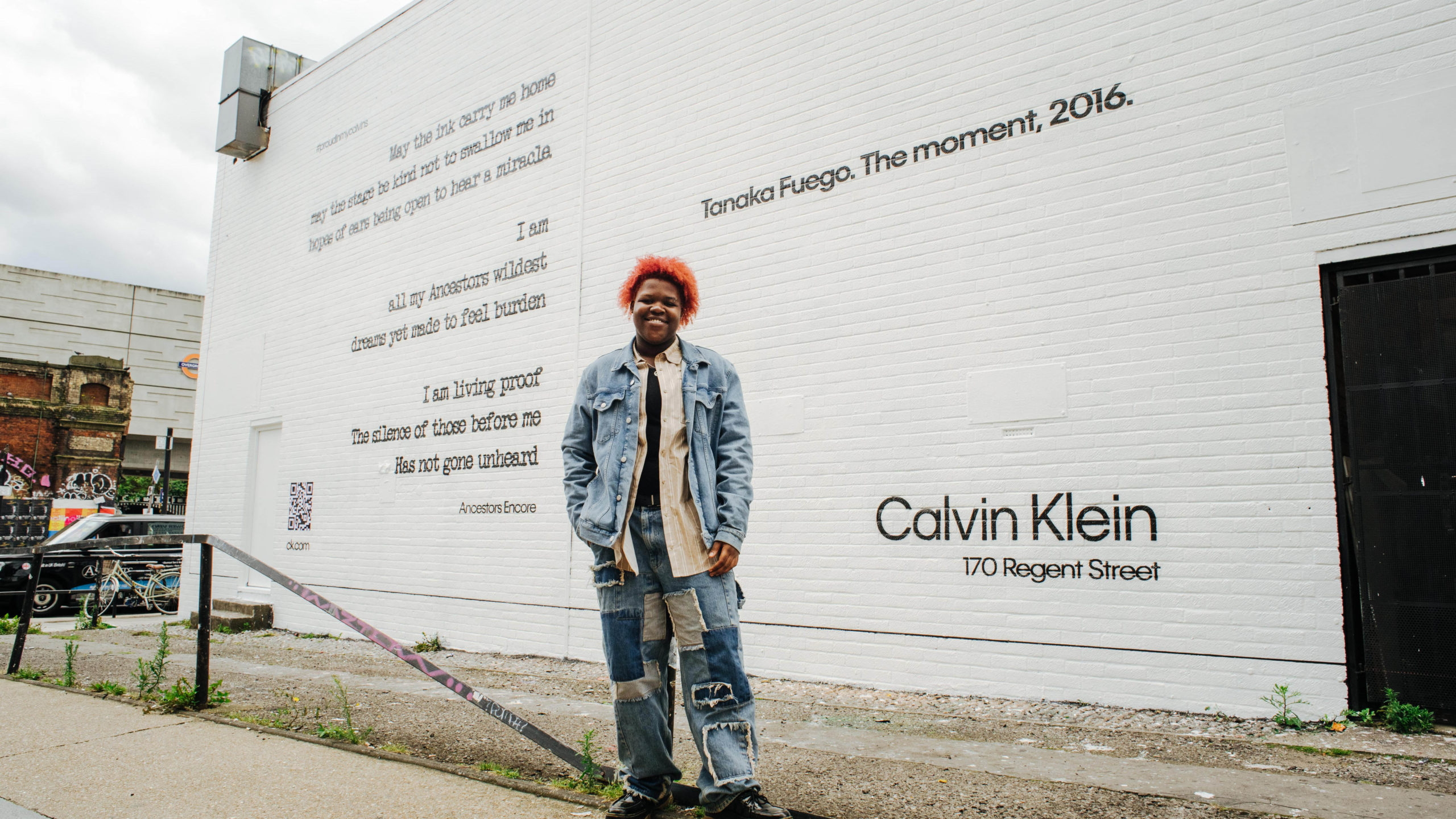Tanaka Fuego creates Ancestors Encore mural for Calvin Klein Moments of Pride