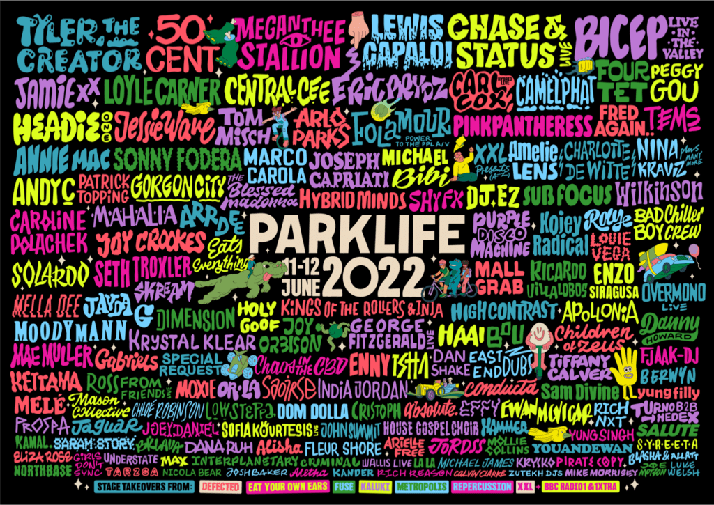 Parklife Festival [@Parklifefest] Announces Huge 2022 Lineup Including Tyler, The Creator, 50 Cent, Tems, PinkPantheress and more