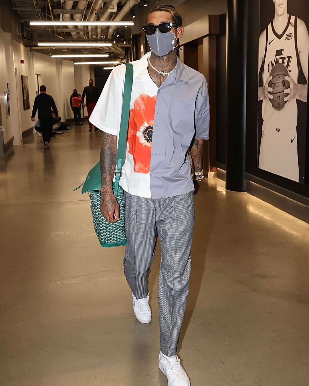 NBA player Jordan Clarkson  Street fashion men streetwear