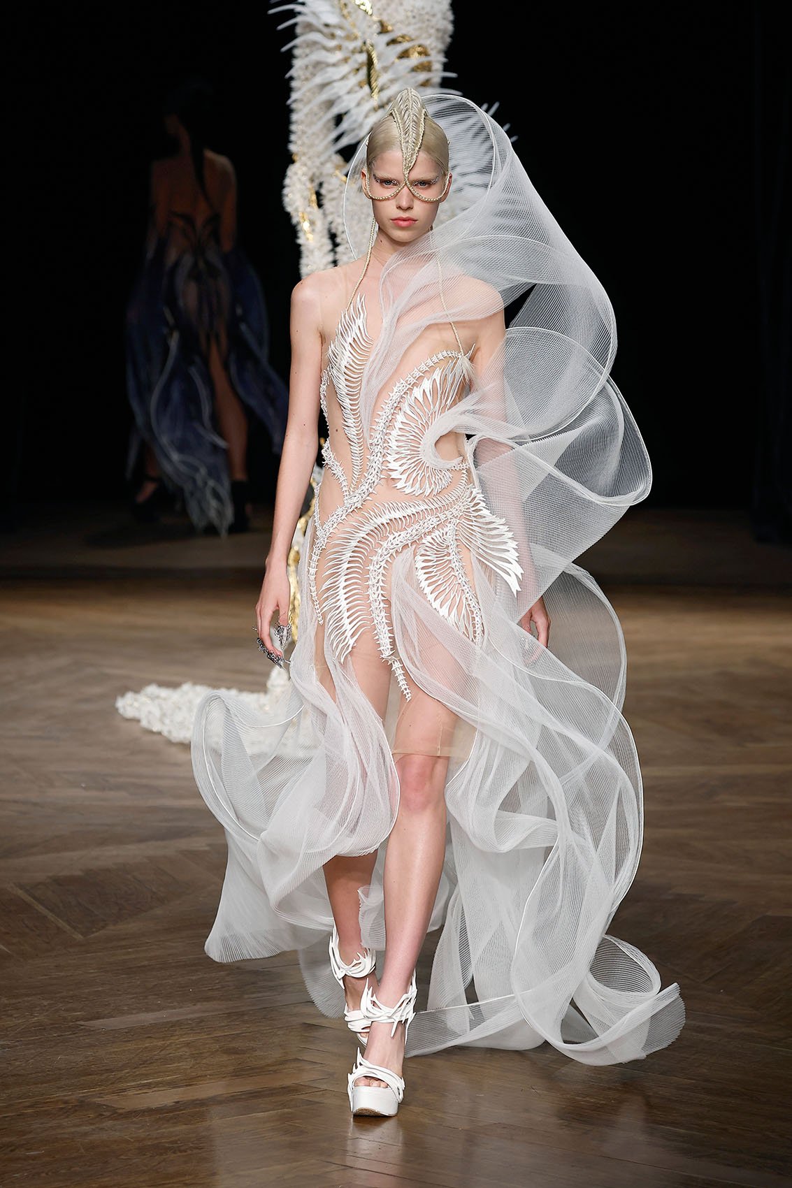 Iris van Herpen Creates Haute Couture Dress Made From Cocoa Beans In