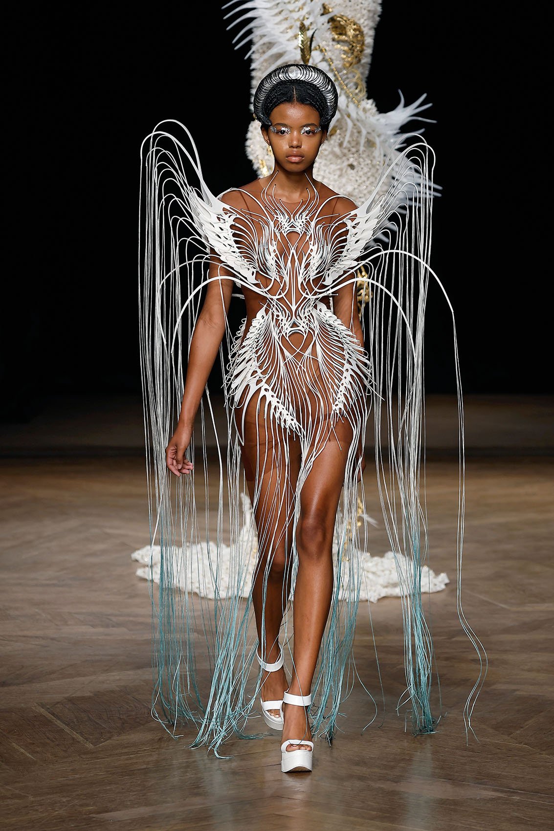 Iris van Herpen Creates Haute Couture Dress Made From Cocoa Beans In
