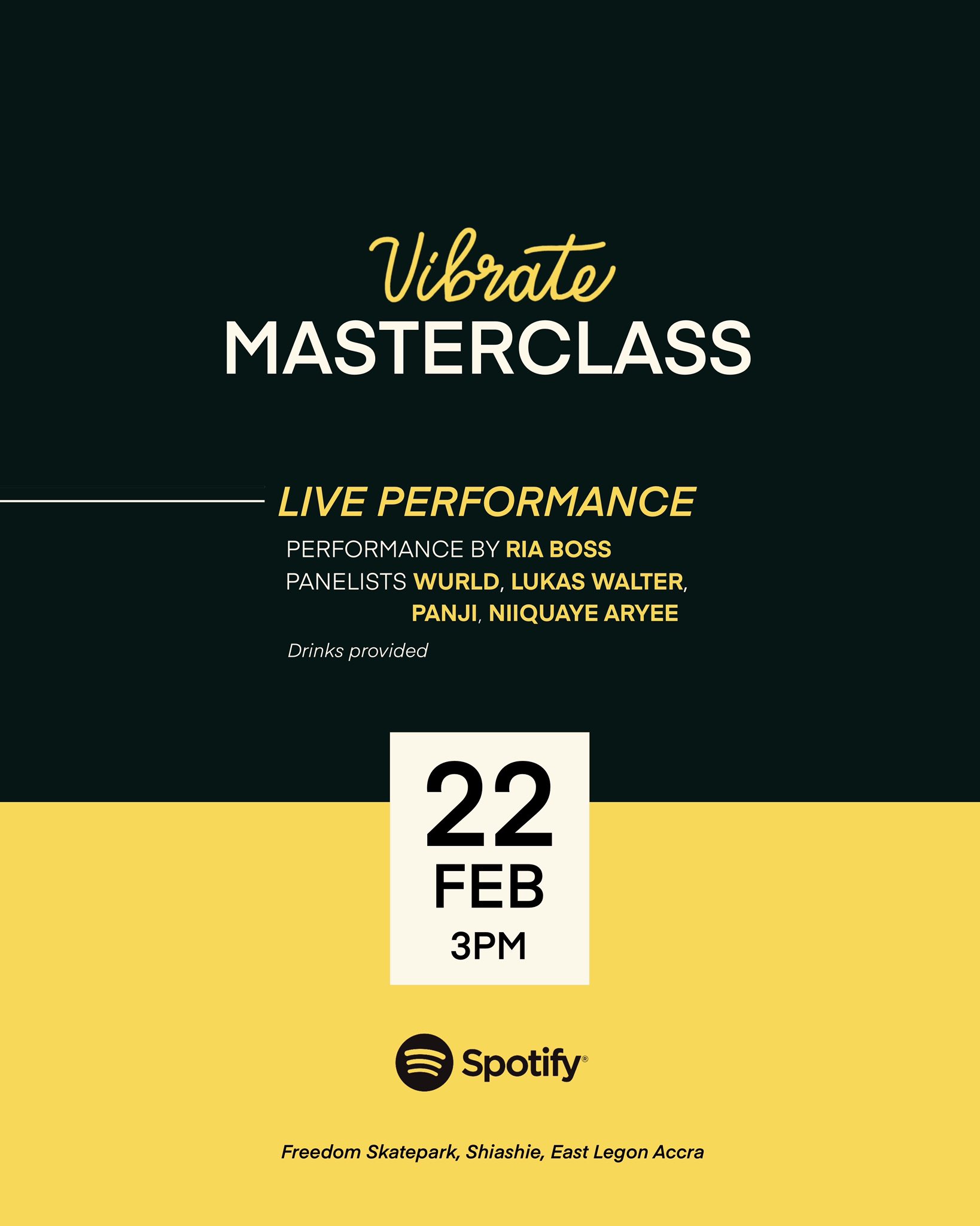 The Vibrate Masterclass: The Art of Live Performance