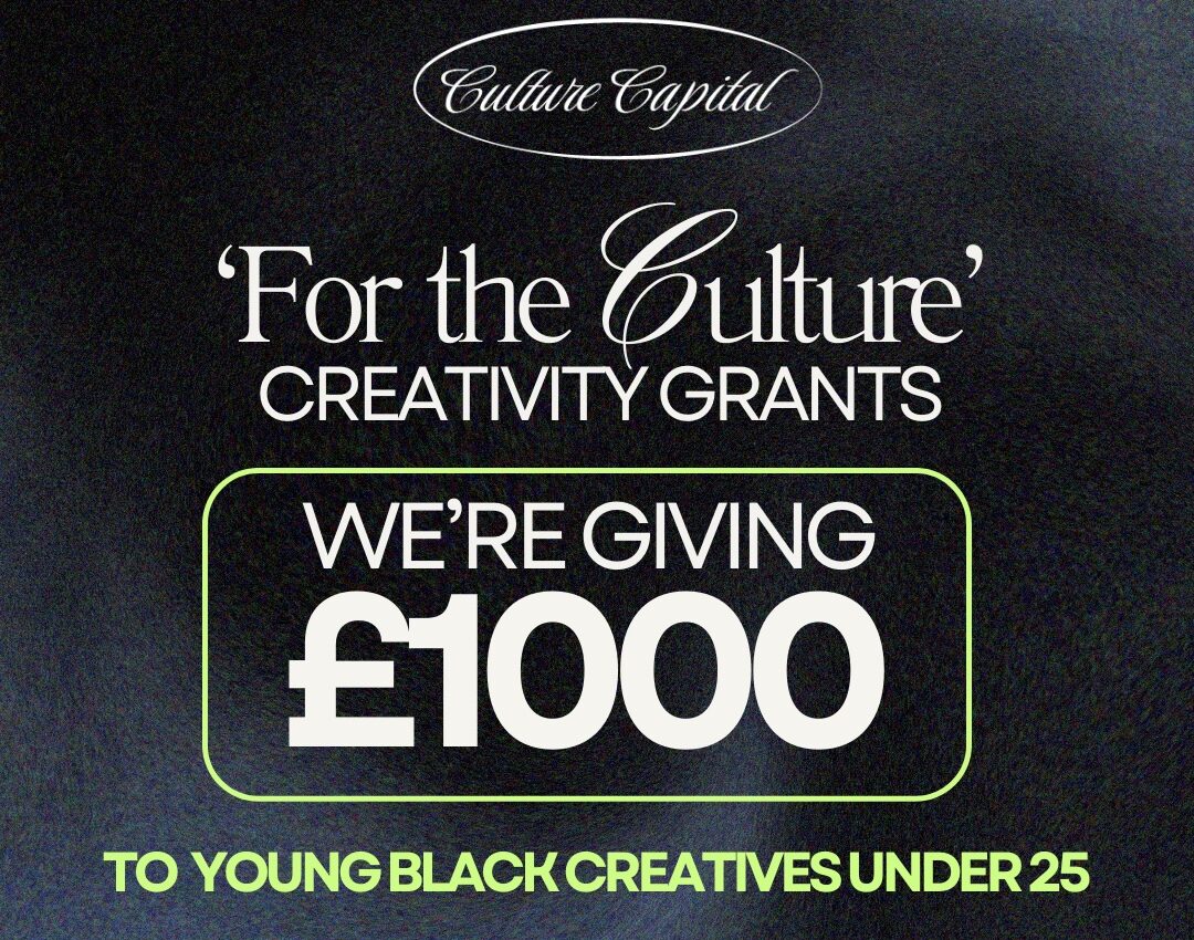 Culture Capital Group launches its new Grant at Cambridge University’s Black Creative Festival.