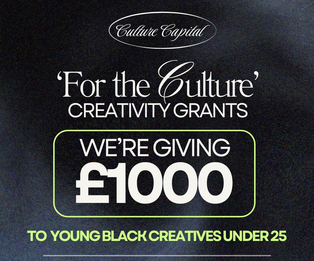 Culture Capital Group launches its new Grant at Cambridge University’s Black Creative Festival.